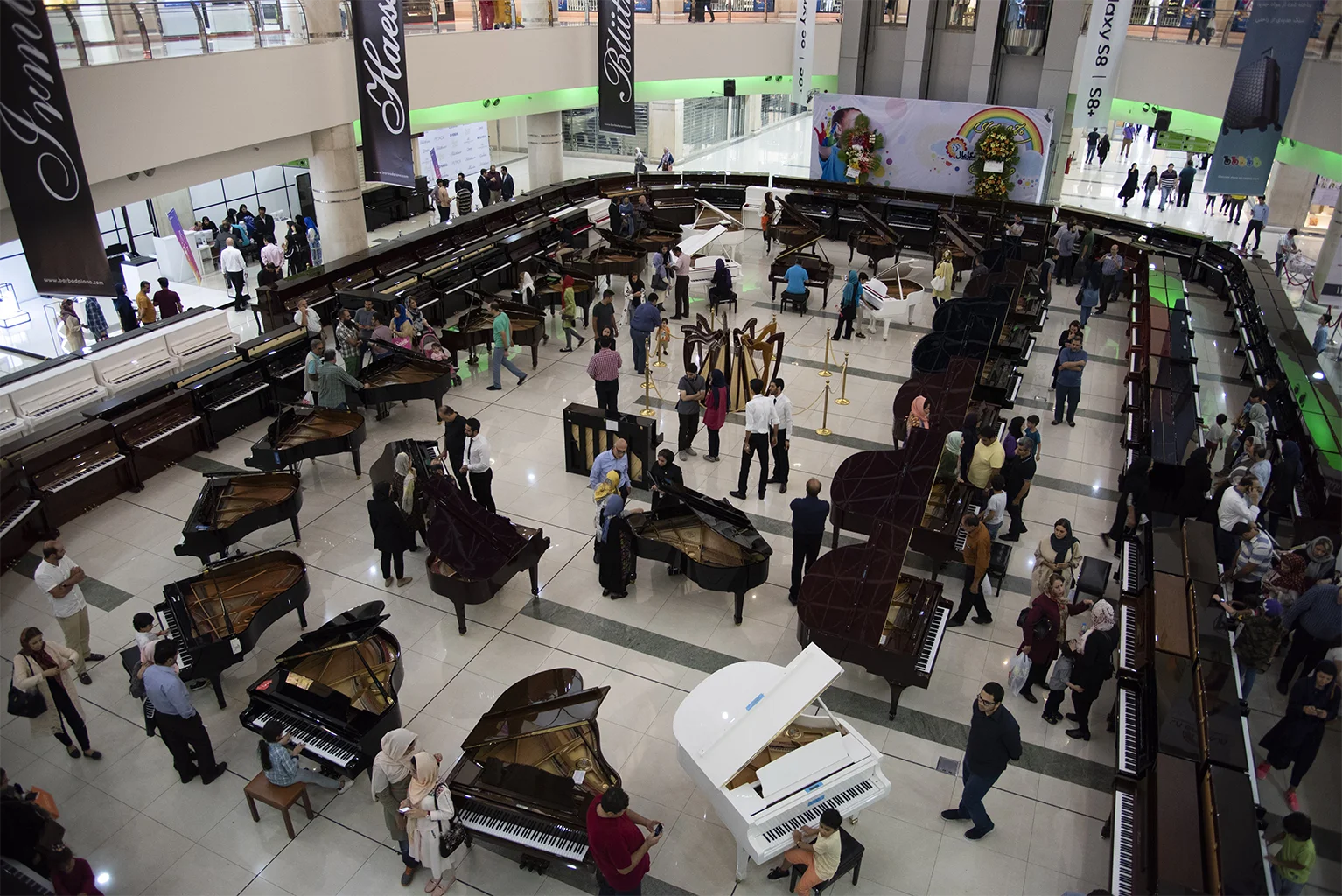 4th Barbad Piano Exhibition (at Tehran Mega Mall 2017)